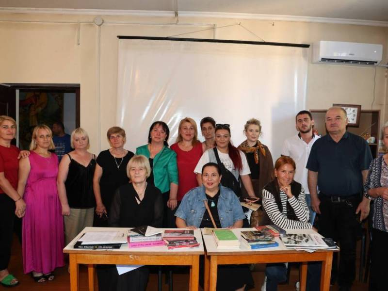 ცაგერის მუნიციპალიტეტის მთავარ ბიბლიოთეკაში გაიმართა მწერალთა სახლის...